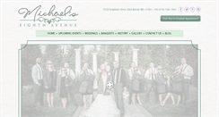 Desktop Screenshot of michaels8th.com