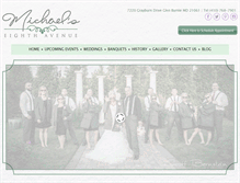 Tablet Screenshot of michaels8th.com